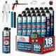Spray Foam Insulation Kit (18 X 32.80 Oz/930 Gr 480 Board Feet), Self-expandin