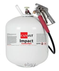 Spray Glue Gun And Hose SET Kit Contact Adhesive Canister 22L 17Kg Lining Camper