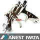 Spray Gun Anest Iwata Ws-400 Evo Clear 1.3 Hd Pro Kit By Pininfarina