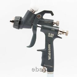 Spray gun Walcom Slim HTE kombat 1.5 airbrush Walmec in magnesium and kevlar kit
