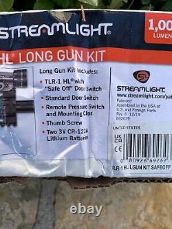 Streamlight TLR-1 HL Tactical Flashlight Long Gun Kit, 1000 Lumens (69262) NEW
