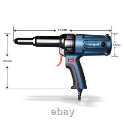 TAC500 Electric Riveter 220V Rivet Gun Kit Riveting Tool 8000N for Blind Riveter