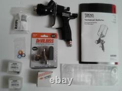 TEKNA Prolite Spray Gun Kit 703567 DeVilbiss 1.2mm 1.3mm & 1.4mm Uncupped