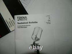 TEKNA Prolite Spray Gun Kit 703567 DeVilbiss 1.2mm 1.3mm & 1.4mm Uncupped