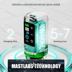 Tattoo Kit, Cordless/Cord Complete Tattoo Gun Kit Pen Machine, 7 Strokes Length