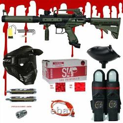 Tippmann CRONUS TACTICAL. 68 CAL Paintball Gun Kit READY PLAY BLOOD PACKAGE