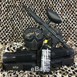 Tippmann US Army Alpha Black Elite with E-Trigger EPIC Paintball Gun Package Kit