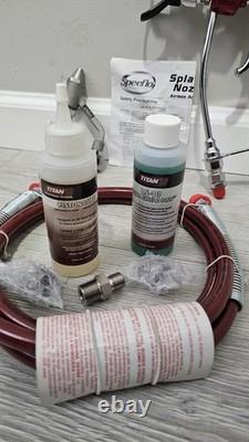 Titan RX-Apex Airless Spray Gun + Splatter Nozzle 765-360 Texture Kit NEW