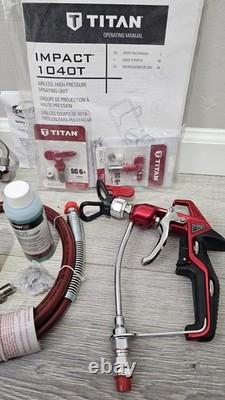 Titan RX-Apex Airless Spray Gun + Splatter Nozzle 765-360 Texture Kit NEW
