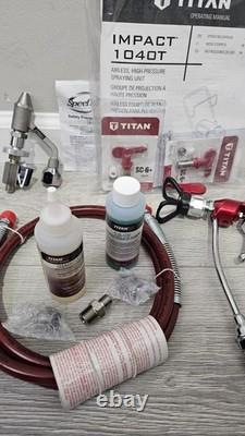 Titan RX-Apex Airless Spray Gun + Splatter Nozzle 765-360 Texture Kit NEW
