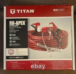 Titan RX-Apex High Pressure Paint Spray Gun / 5000 psi / Hose & Gun Kit / NEW