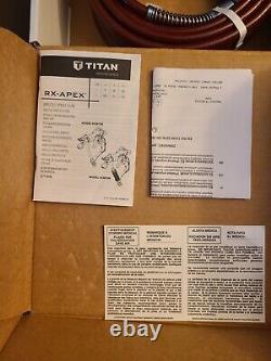 Titan RX-Apex High Pressure Paint Spray Gun 5000psi / hose & gun kit NEW OEM