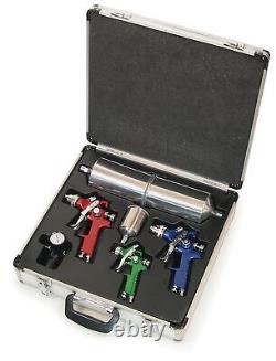 Titan Tools 4 pc. HVLP Triple Setup Spray Gun Kit (19221)