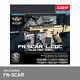 Toy Agf Airsoft Electric Gun Bb Fn Scar-l Cqc Assault Rifle Tan Fold Hopup Gold