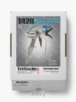 TriTech T420F Professional Airless Spray Gun New in Box(Complete Kit) 4200 PSI