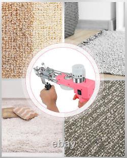 Tufting Gun 2 in 1 Kit Cut & Loop Adjustable Height Pile Electric Rug Gun