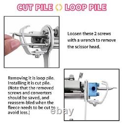 Tufting Gun 2 in 1, Loop Pile Cut Pile Rug Gun Machine Starter Kit, New Upgra