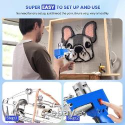 Tufting Gun Starter Kit, Tufting Gun with Carpet Trimmer Rug Making Kit, Rug Gun