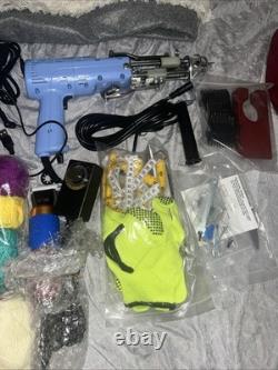 Tufting Gun Starter Kit, With Rug, Balls Of Yarn, The Kit Has Never Been Us