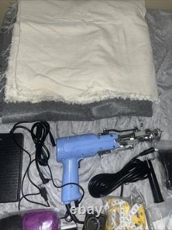 Tufting Gun Starter Kit, With Rug, Balls Of Yarn, The Kit Has Never Been Us
