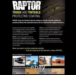 U-POL 0820 Raptor Black Truck Bed Liner Kit with FREE Spray Gun, 4 Liters