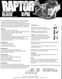 U-POL RAPTOR UP0820 Black Durable Truck Bed Liner Kit (Gun Not Included)