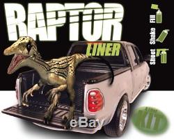 U-POL Raptor Black Truck Bed Liner Kit with Spray Gun, 8L, 2 Box Upol
