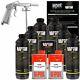 U-pol Raptor Black Urethane Spray-on Truck Bed Liner Kit With Free Spray Gun, 6 L