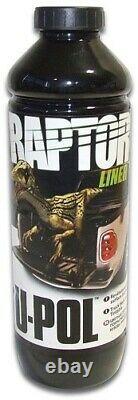 U-POL Raptor Tintable Blood Red BedLiner Kit with Spray Gun, 8 Liters Upol