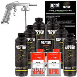 U-POL Raptor Tintable Spray-On Truck Bed Liner Spray Gun, 6 Liters