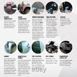 U-POL Raptor Tintable Urethane Spray-On Truck Bed Liner Kit WithFree Spray Gun 4L
