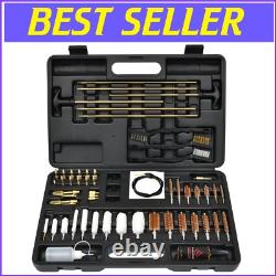 Ultimate Gun Cleaning Kit Universal Fit with Solid Brass Rods and Accessories