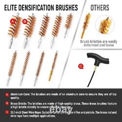 Ultimate Gun Cleaning Kit Universal Fit with Solid Brass Rods and Accessories