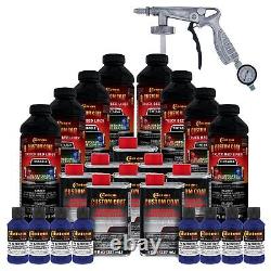 Ultramarine Blue T86 Urethane Spray-On Truck Bed Liner, 2 Gallon Spray Gun Kit