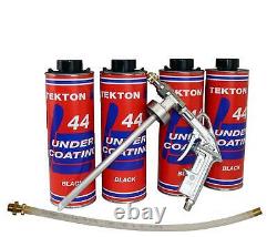 Undercoating Kit Includes Spray Gun with Adjustable Nozzle BONUS 7 Wand