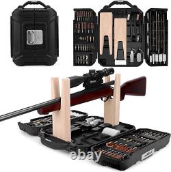 Universal Gun Cleaning Kit For All Calibers, Pistol Rifle Shotgun + Stand