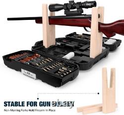 Universal Gun Cleaning Kit For All Calibers, Pistol Rifle Shotgun + Stand