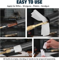 Universal Gun Cleaning Kit For All Calibers, Pistol Rifle Shotgun + Stand
