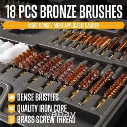 Universal Gun Cleaning Kit Rifle Brass Cleaning Kit for Gun Pistol Rifle Handgun