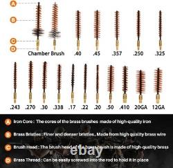 Universal Gun Cleaning Kit for Rifle, Handgun, Shotgun & Pistol Maintenance