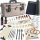 Universal Gun Cleaning Kit With Adjustable Stand Deluxe Set For Firearm Maintena