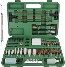Universal Gun Cleaning Kit with Storage Case and Extra Stainless Steel Pick