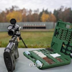 Universal Gun Cleaning Kit with Storage Case and Extra Stainless Steel Pick