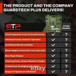 Universal Gun & Handgun Cleaning Kit Essential Tools & Supplies for Firearms