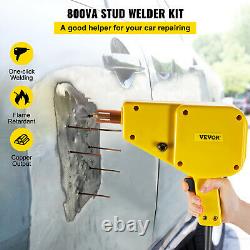 VEVOR Auto Body Dent Repair Kit 800VA Electric Stud Welder Gun with Puller Hammer