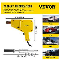 VEVOR Auto Body Dent Repair Kit 800VA Electric Stud Welder Gun with Puller Hammer