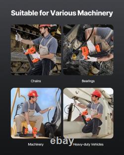 VEVOR Cordless Grease Gun 20V Grease Gun Kit with 2.0 Ah Battery 35.4-inch Hose