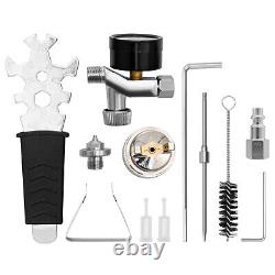 VEVOR HVLP Auto Paint Air Spray Gun Kit Gravity Feed Car Primer 1.4/1.8mm Nozzle