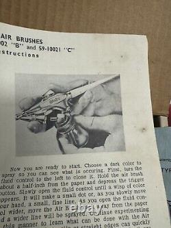 VINTAGE NOS Binks 59-10001 Wren Air Brush BINKS Kit Gun Gen Purpose Nozzle