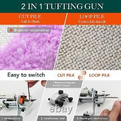 Versatile Tufting Gun Starter Kit Perfect for Studios & Social Media Creators